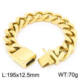 Stainless Steel Gold-plating Bracelet