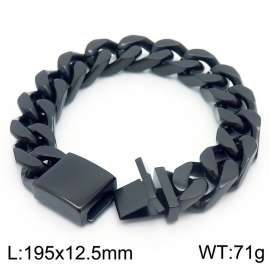 Stainless Steel Black-plating Bracelet