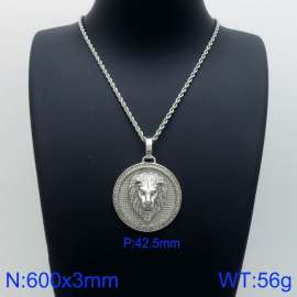 Stainless Steel Stone Necklace