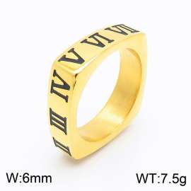 Stainless Steel Gold-plating Ring