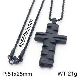 Stainless Steel Black-plating Necklace