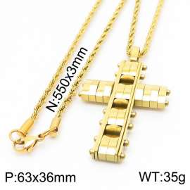 SS Gold-Plating Necklace