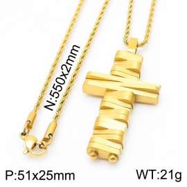 SS Gold-Plating Necklace