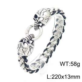 Stainless Skull Bracelet