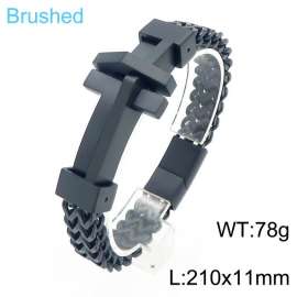 Stainless Steel Black-plating Bracelet