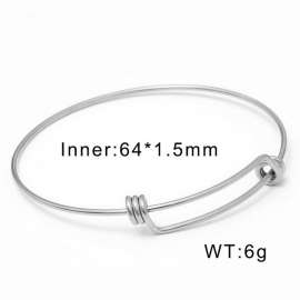 coil bracelet plasma stainless steel adjustable live wire