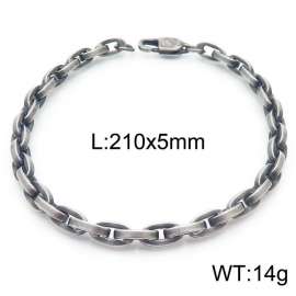 SS Oxidized Bracelet