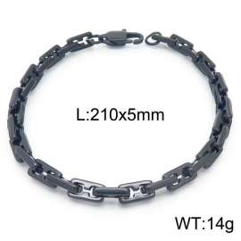 Stainless Steel Black-plating Bracelet