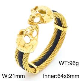 Stainless Skull Bangle