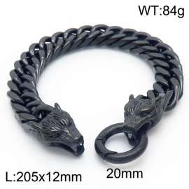 Stainless Steel Black-plating Bracelet