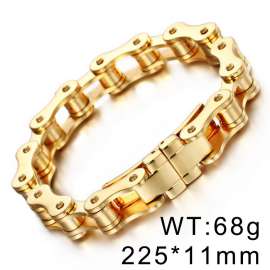 Golden butterfly buckle bicycle chain men's bracelet Bicycle Bracelet