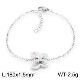 Stainless Steel 180mmx1.5mm Shell Butterfly Bracelet