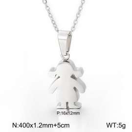 Fashionable cartoon little girl collarbone chain Children's Day minimalist necklace