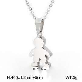 Fashionable cartoon little girl collarbone chain Children's Day minimalist necklace