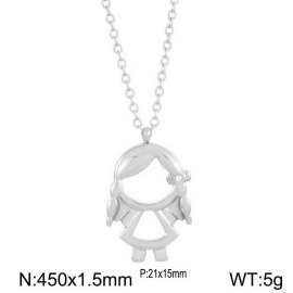 Creative cartoon studded with diamonds girls pendant necklace love couple jewelry Necklace