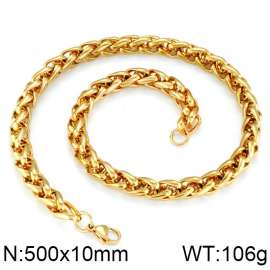 SS Gold-Plating Necklace