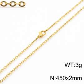 SS Gold-Plating Necklace