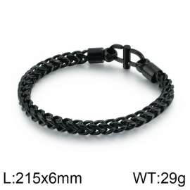 Stainless Steel Black-plating Bracelet