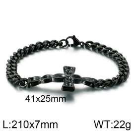 Stainless Steel Black-plating Bracelet