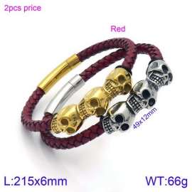 Stainless Skull Bracelet