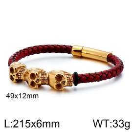 Stainless Skull Bracelet