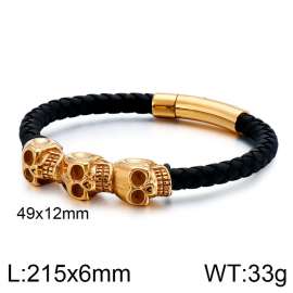 Stainless Skull Bracelet