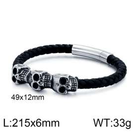 Stainless Skull Bracelet