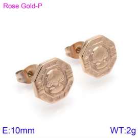 SS Rose Gold-Plating Earring