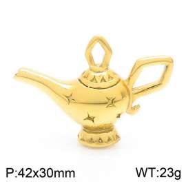 Gold-Plated Stainless Steel Magic Lamp Pendant