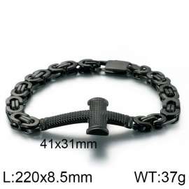 Stainless Steel Black-plating Bracelet