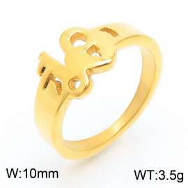 Stainless Steel Gold-plating Ring