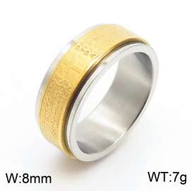 Stainless Steel Gold-plating Ring