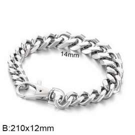 Stainless steel splicing bracelet