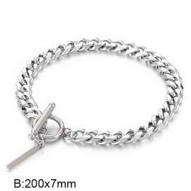 Stainless steel splicing bracelet