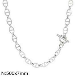 Stainless steel sun shaped chain OT buckle necklace