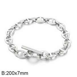 Stainless steel sun shaped chain OT buckle bracelet