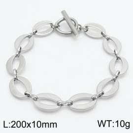 10mm Stainless Steel Bracelet OT Chain Elliptical Accessories Link Chain Silver Color