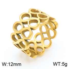 Stainless Steel Gold-plating Ring