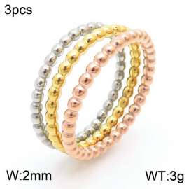 Stainless Steel Gold-plating Ring