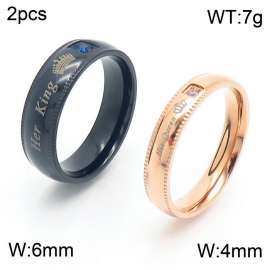 Stainless Steel Lover Ring