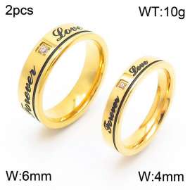 Stainless Steel Lover Ring