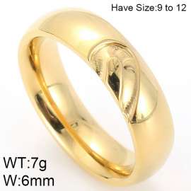Stainless Steel Gold-plating Ring