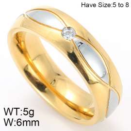 Stainless Steel Gold-plating Ring