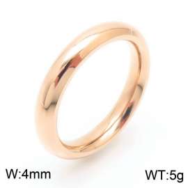 Stainless Steel Rose Gold-plating Ring