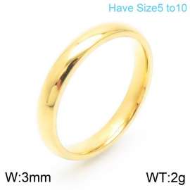 Stainless Steel Gold-plating Ring