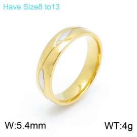 Stainless Steel Gold-plating Ring