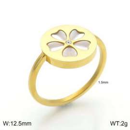 Stainless Steel Gold-plating Ring