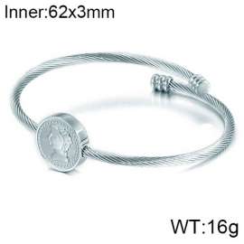 Stainless Steel Wire Bangle