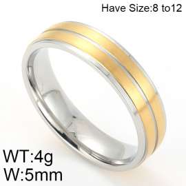 Stainless Steel Gold-plating Ring