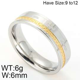 Stainless Steel Gold-plating Ring